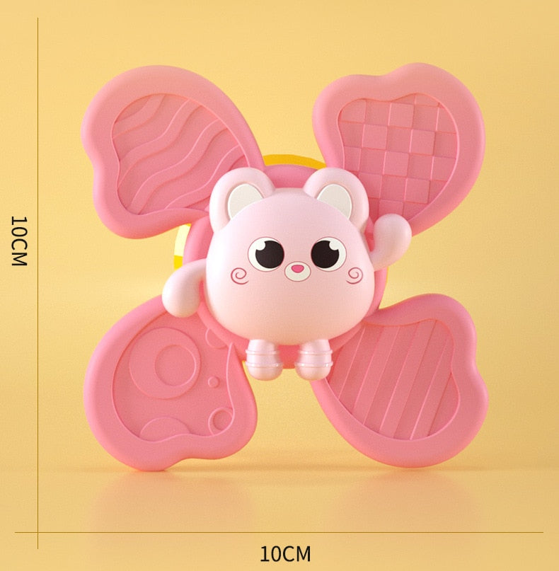 1pcs Cartoon Fidget Spinner.  Educational toy as well as rattle toy.