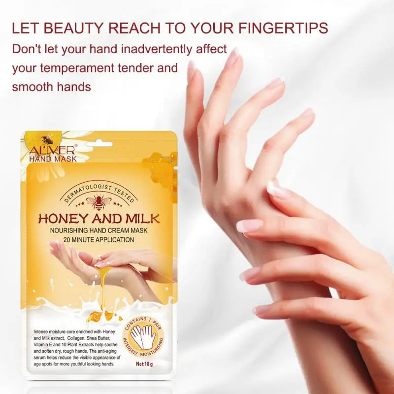 1Pair=2PCS Moisturizing/Exfoliating Hand Mask.