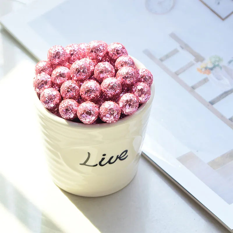100Pcs 12mm Mini Pearl Berries for Decoration