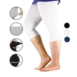 Women's High Stretch Capri Style Casual Bamboo Fiber Leggings.  Come in Plus Sizes.