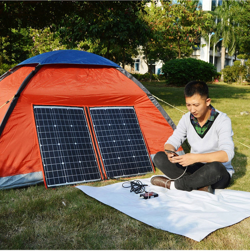 Dokio Flexible/Foldable High Efficiency Solar Panel. 12V 80w 100w 150w 200w 300w Solar Panel Kit