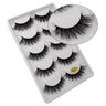 5 Pairs Multipack 3D Mink False Eyelashes.