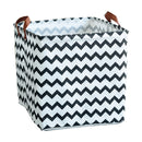 Cube Shaped Folding, Waterproof Storage Basket With Handles.