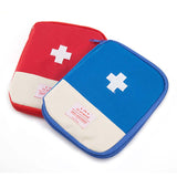 First Aid Medical travel Kit. Mini emergency travel bag.