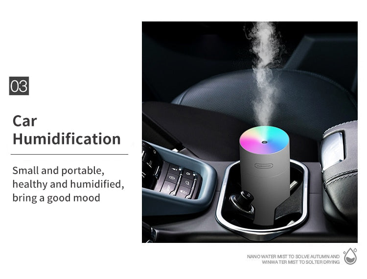 HiPiCok  USB Ultrasonic Air Humidifier Or Aromatherapy Oil Diffuser.