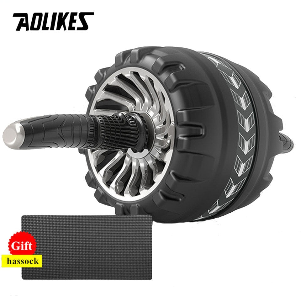 Jump Rope/Ab Roller with Mat For Exercise Fitness And Body Building.