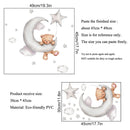 Wall Stickers For Your Nursery Of Bears, Clouds, Stars and Moon.