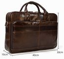 Genuine Leather Laptop Briefcase.