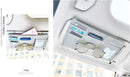 Sun Visor Organizer Storage Holder for sunglasses, cards and phone.