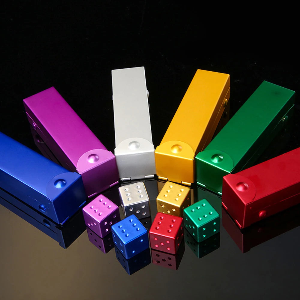 5pcs/pack High Quality Colorful Aluminum 16mm Dice