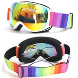 Children's Anti-fog, Double Layer Ski Goggles.