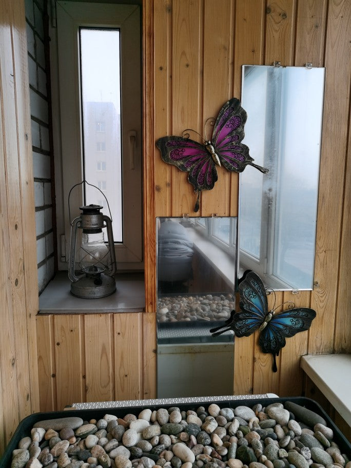 Garden Butterfly Wall Artwork for Home and Outdoor Decorations.