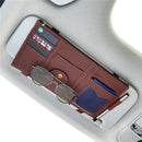 Sun Visor Organizer Storage Holder for sunglasses, cards and phone.