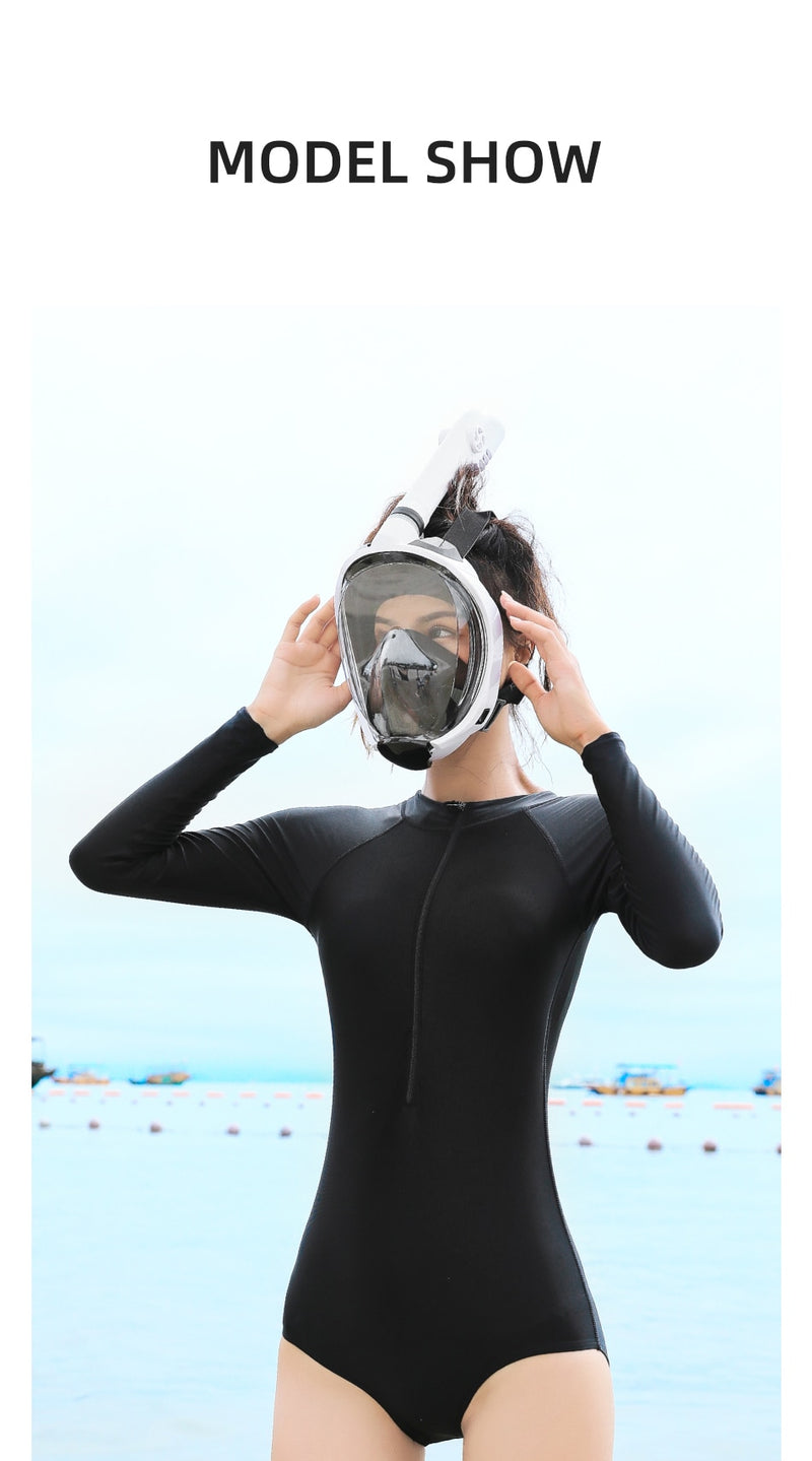 Full Face Scuba Diving Mask for adult/youth,  Anti Fog Goggles with Camera Mount.