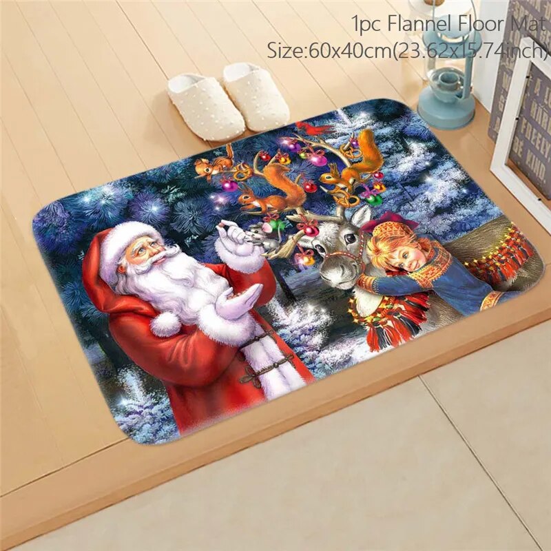 Christmas Decorative Doormat/Pillowcases.