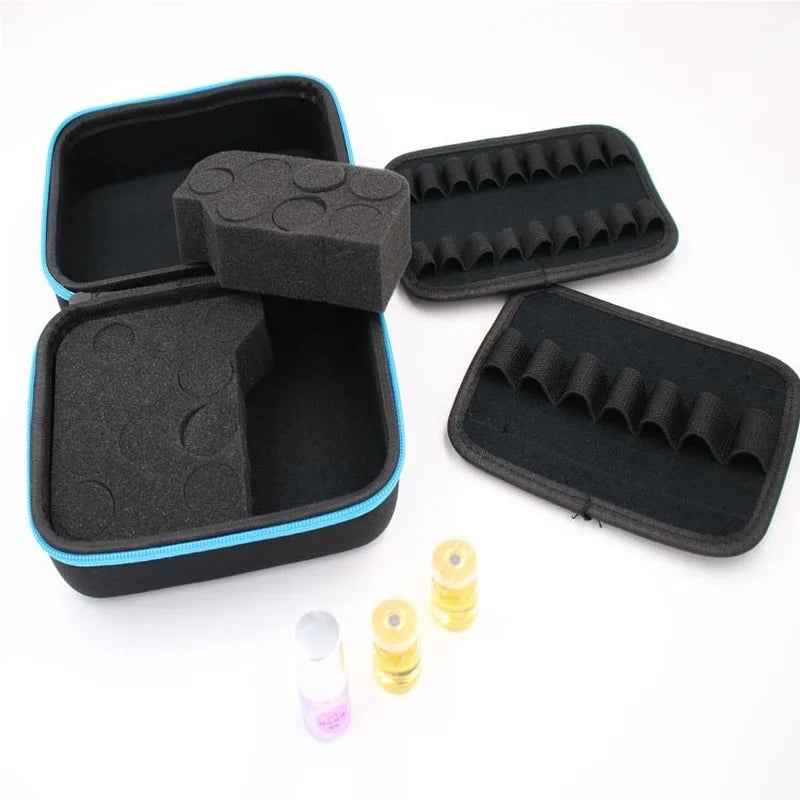 Multi-functional 5ML 10ML Or 15ML Essential Oil Storage Case Holding 19 Bottles