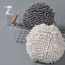 Soft Chenille Microfiber Super Absorbent Hanging Hand Towel.