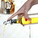 Oil/Vinegar Dispenser with Leak-proof Cap, Suitable for 1.7cm ,2cm 2.1cm Openings of Bottles.