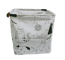 Cube Shaped Folding, Waterproof Storage Basket With Handles.