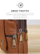 Men Leather Waist Belt Bag.