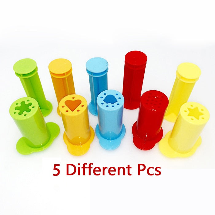 Play Dough Plastic Cutters And Mould Sets.