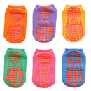 6 Pairs/lot 0 to 6 Yrs Cotton Children's Anti-slip Socks With Rubber Grips.