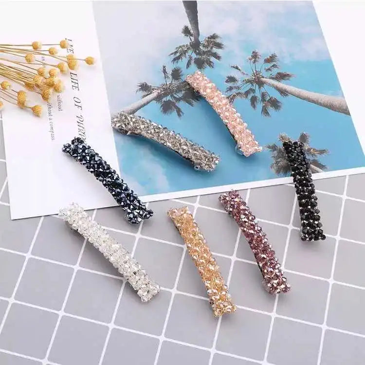 Crystal Or Rhinestone Hair Clips.