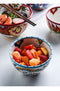 Bohemian Hand-Painted Ceramic bowls great for breakfast cereal, Salad, and soup.