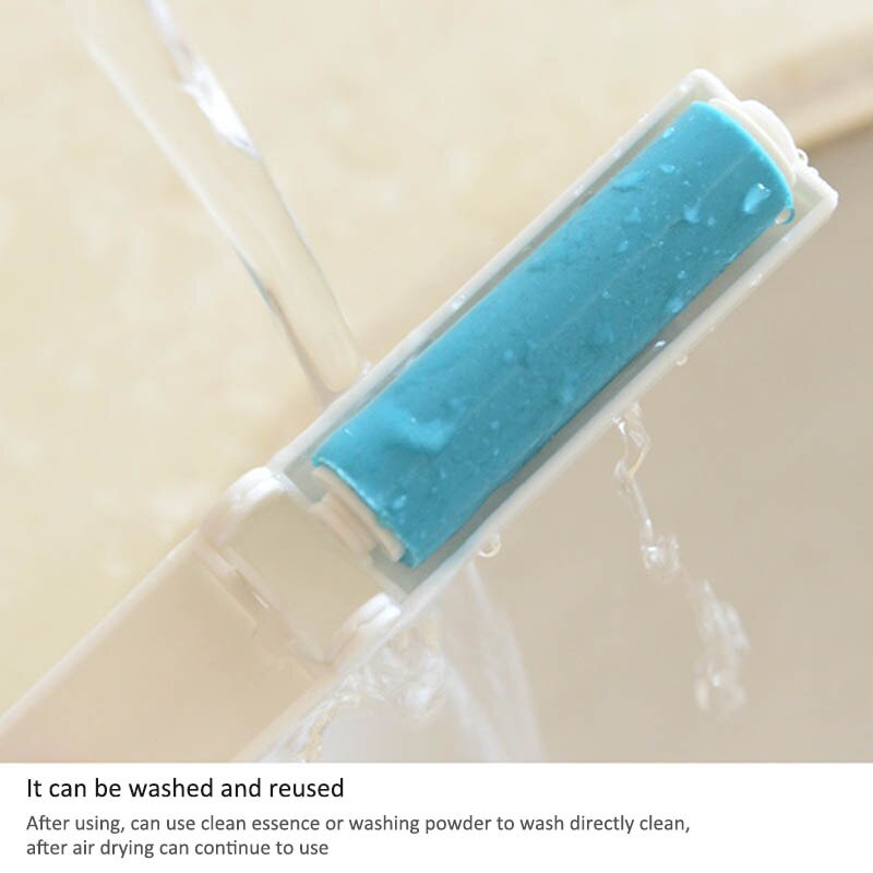 1Pcs Mini Foldable/Washable Sticky Lint Roller.