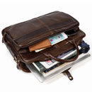 Genuine Leather Laptop Briefcase.