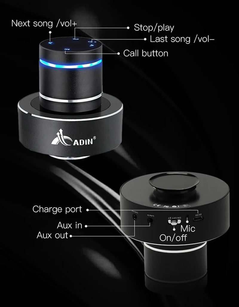 Adin 26w Vibro Wireless Min  Bluetooth Speaker.