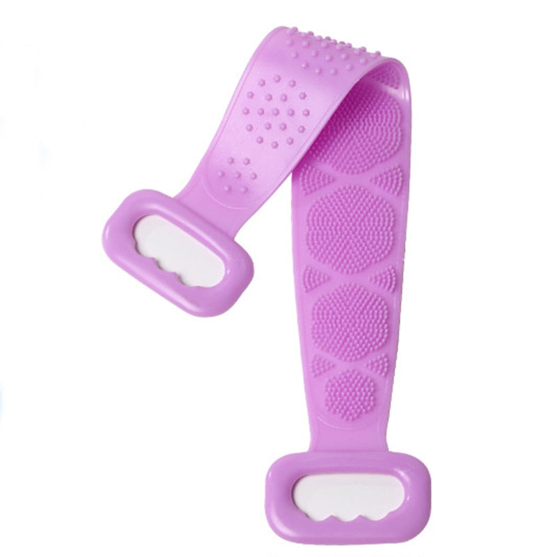 Soft Silicone Body Brush.  Exfoliates and massage.