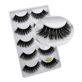 5 Pairs Multipack 3D Mink False Eyelashes.