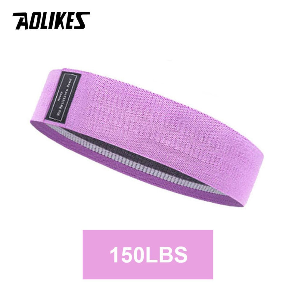 AOLIKES Anti-slip  braided rubber fitness resistance band.