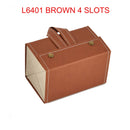 Foldable Leather Multi Eyeglass/Sunglass Organizer Case.