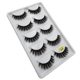 5 Pairs Multipack 3D Mink False Eyelashes.