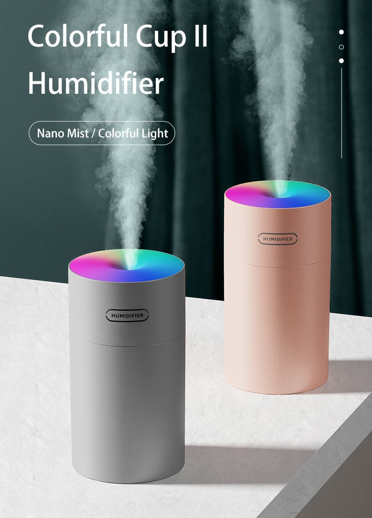 HiPiCok  USB Ultrasonic Air Humidifier Or Aromatherapy Oil Diffuser.