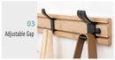 Nordic Bamboo Hat/Coat Rack With Hooks.