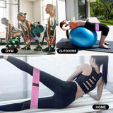 AOLIKES Anti-slip  braided rubber fitness resistance band.