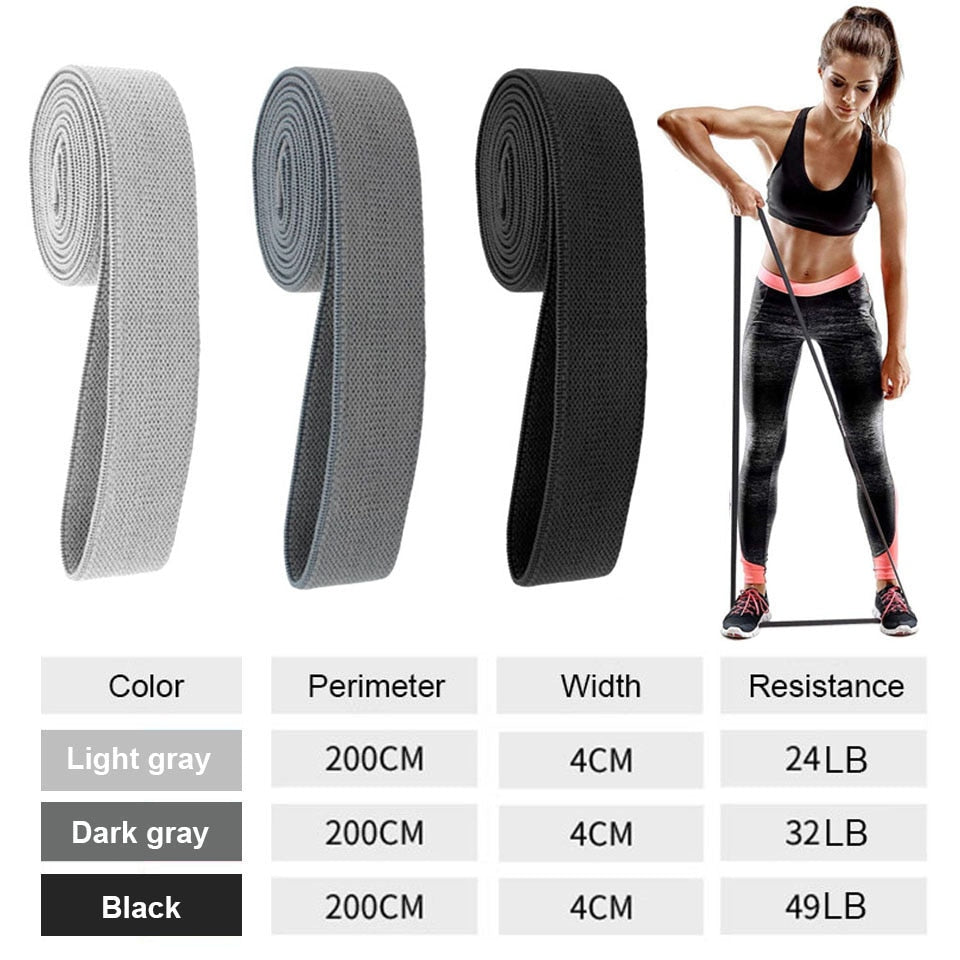 AOLIKES Anti-slip  braided rubber fitness resistance band.