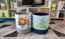 Foldable Canvas Cartoon Animal Laundry Basket OR Toy Storage.