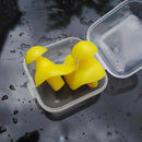 1Pair Soft Silicone Waterproof Diving/Swimming/Anti Noise Reusable Ear Plugs.