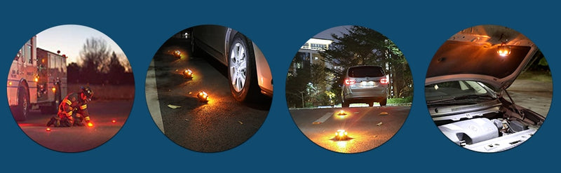Emergency SOS LED Roadside Safety Flashing Lamp.