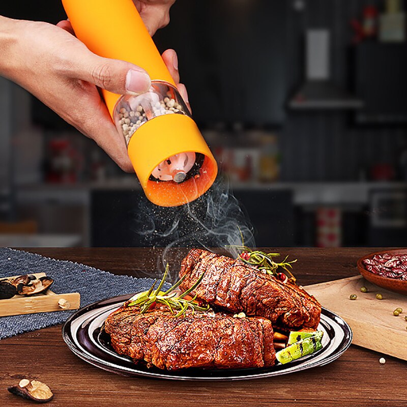 Electric Salt/Pepper Grinder With Adjustable Coarseness.