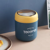 710ML Stainless Steel thermos container with drinking cup and spoon.