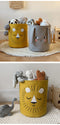 Foldable Canvas Cartoon Animal Laundry Basket OR Toy Storage.