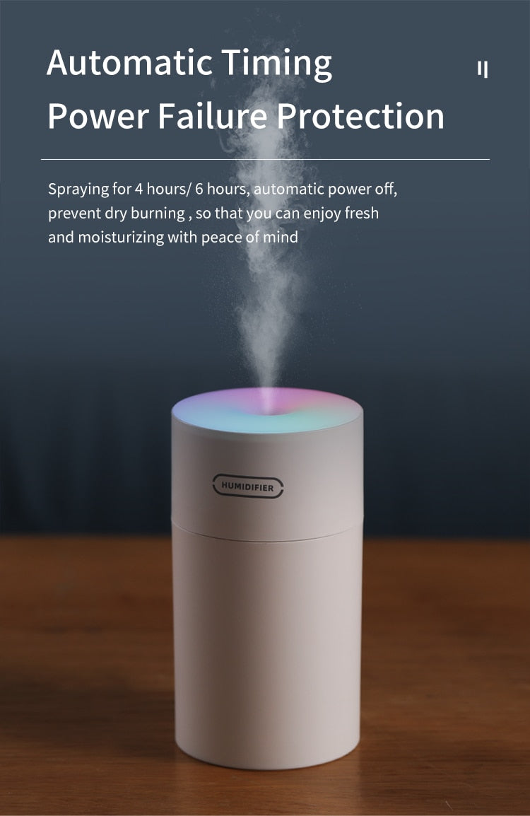 HiPiCok  USB Ultrasonic Air Humidifier Or Aromatherapy Oil Diffuser.