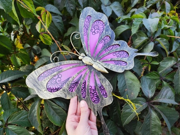 Garden Butterfly Wall Artwork for Home and Outdoor Decorations.