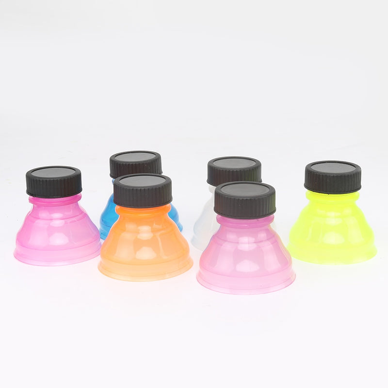 1Set / 6 pcs Snap on tops for can drinks.  Easy to drink and pour out of.  Excellent to save left over drinks