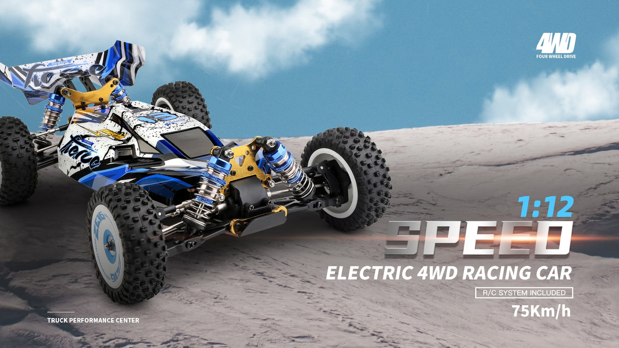 Remote Control Electric High Speed Off-Road Drift  124017 124016 2.4G RC Car 1:14 4WD 75KM/H